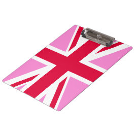 英国ゲイプライド（ピンクユニオンジャック） (ゲイイギリス国旗) クリップボード