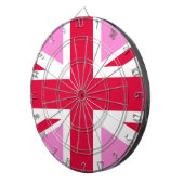 英国ゲイプライド(ピンクユニオンジャック) (ゲイイギリス国旗) ダーツボード (正面右)