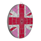 英国ゲイプライド(ピンクユニオンジャック) (ゲイイギリス国旗) ダーツボード (正面左)