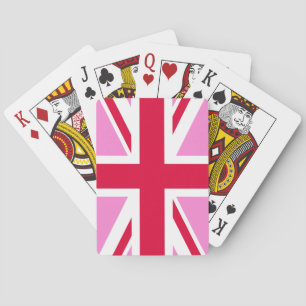 英国ゲイプライド（ピンクユニオンジャック） (ゲイイギリス国旗) トランプ