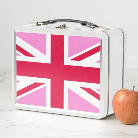 英国ゲイプライド(ピンクユニオンジャック) (ゲイイギリス国旗) メタルランチボックス (インサイチュ)