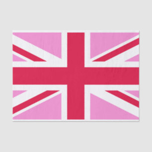 英国ゲイプライド（ピンクユニオンジャック） (ゲイイギリス国旗) 薄葉紙