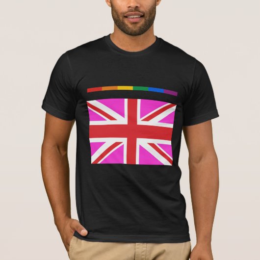 英国ゲイプライド Tシャツ (正面)