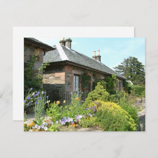 英国コテージII花園写真 (正面/裏面)