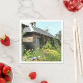 英国コテージII花園写真 スタンダードカクテルナプキン (インサイチュ)