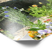 英国コテージII花園写真 フォトプリント (角)