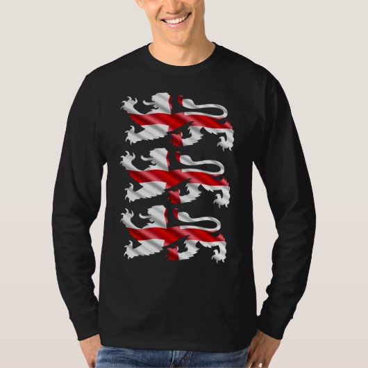 英国サッカー国際的チーム英国ライオンズ Tシャツ (正面)