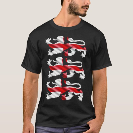 英国サッカー国際的チーム英国ライオンズ Tシャツ (正面)