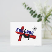 英国サッカー自転車キックギフトTシャツとギア ポストカード (スタンド正面)