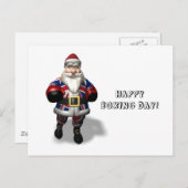 英国サンタクロースオンボクシングデイ シーズンポストカード (正面/裏面)