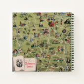 英国シェイクスピア国のダンロップ地図 ノートブック (裏面)