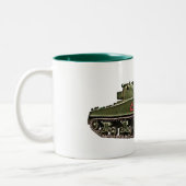英国シャーマンVCホタル戦車 ツートーンマグカップ (左)