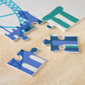 英国スカイライン ジグソーパズル (側面)