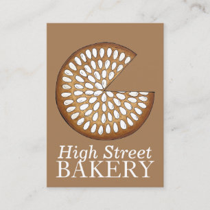 英国スコットランドベーカリーショップDundee Cake Food 名刺