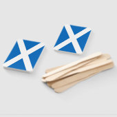 英国スコットランド国旗を持つハンドファンのセット ハンドファン (組立なし)