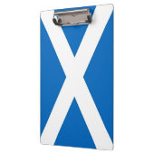 英国スコットランド国旗を持つ愛国的なクリップボード クリップボード (左)