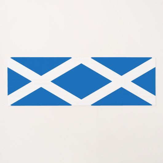 英国スコットランド国旗を持つ愛国的なヨガマット ヨガマット (裏面(横))