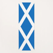 英国スコットランド国旗を持つ愛国的なヨガマット ヨガマット (正面)