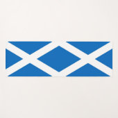 英国スコットランド国旗を持つ愛国的なヨガマット ヨガマット (正面(横))