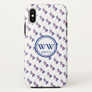 英国スタイリッシュ連合ジャック・モノグラム豊かな生活 iPhone XSケース
