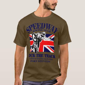 英国スピードウェイモーターサイクルレース Tシャツ