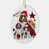 英国スプリンガーの休日の装飾 セラミックオーナメント (右)