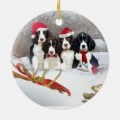 英国スプリンガーの休日の装飾 セラミックオーナメント (裏面)