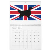 英国セッターのカレンダー カレンダー (2月 2026)