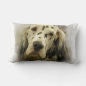 英国セッターの枕 ランバークッション (裏面)