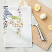 英国セッターの芸術 キッチンタオル (四つ折り)