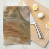 英国セッター犬の台所タオル キッチンタオル (四つ折り)