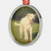 英国セッター メタルオーナメント (左)