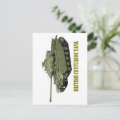 英国センチュリオン戦車 ポストカード (スタンド正面)