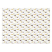 英国ソフトサーブアイスクリームヴァンバニラコーン テーブルクロス (正面(横))