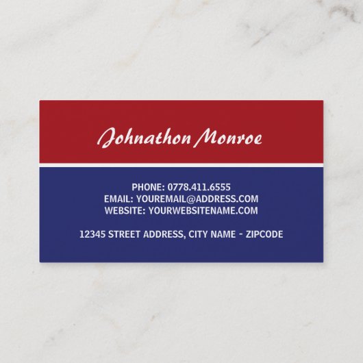 英国タクシー国旗 名刺 (裏面)