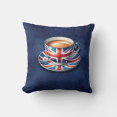 英国ティーカップ国旗 クッション (正面)