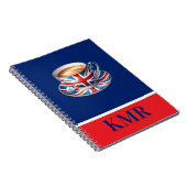 英国ティーカップ国旗 ノートブック (右側)