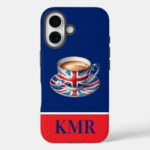 英国ティーカップ国旗 iPhone 16ケース