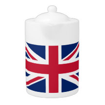 英国ティーポット、ユニオン・ジャック国旗