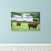 英国デボン キャンバスプリント (インサイチュ (ウッドフロア))