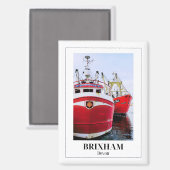 英国デボン・ブリクシャム マグネット (正面/裏面)