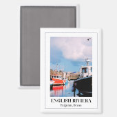 英国デボン・リビエラ マグネット (正面/裏面)