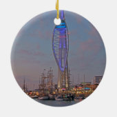 英国ハンプシャー州ポーツマス セラミックオーナメント (裏面)