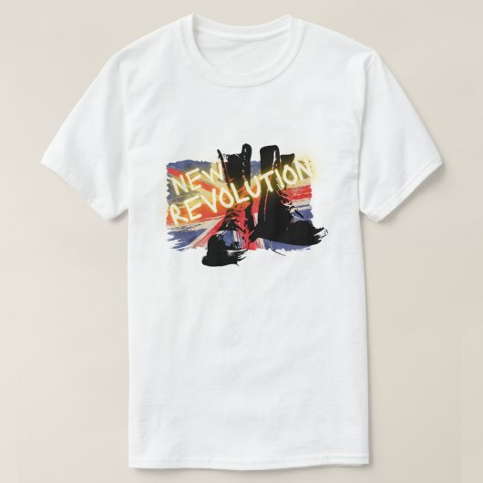 英国パンク旗 Tシャツ (デザイン正面)