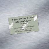 英国ビジネス用磁石の害虫駆除 マグネット名刺 (インサイチュ)