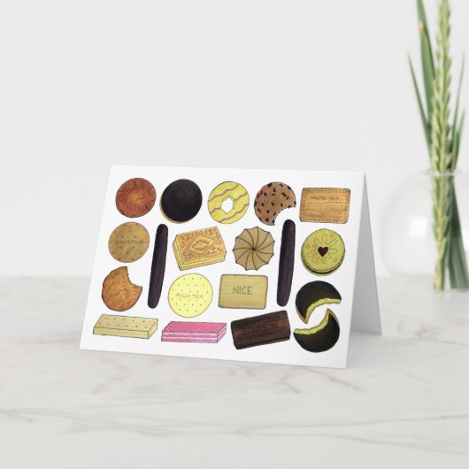 英国ビスケットショートブレッドティーの消化 カード (正面)
