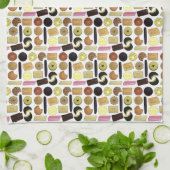 英国ビスケットショートブレッドティーの消化 キッチンタオル (折り畳み)