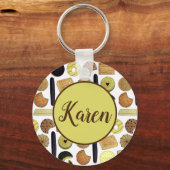 英国ビスケットショートブレッドティーの消化 キーホルダー (正面)