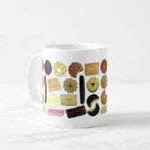 英国ビスケットショートブレッドティーの消化 コーヒーマグカップ (正面左)