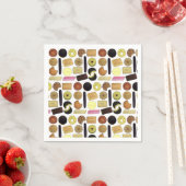 英国ビスケットショートブレッドティーの消化 スタンダードカクテルナプキン (インサイチュ)